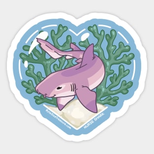 DOLLOP, the Nurse Shark Sticker